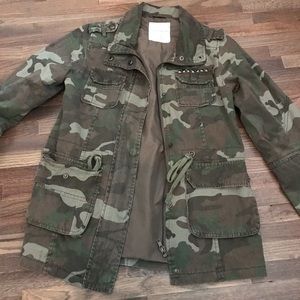 Camo utility jacket